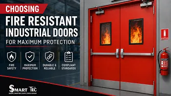 Choosing Fire Resistant Industrial Doors for Maximum Protection