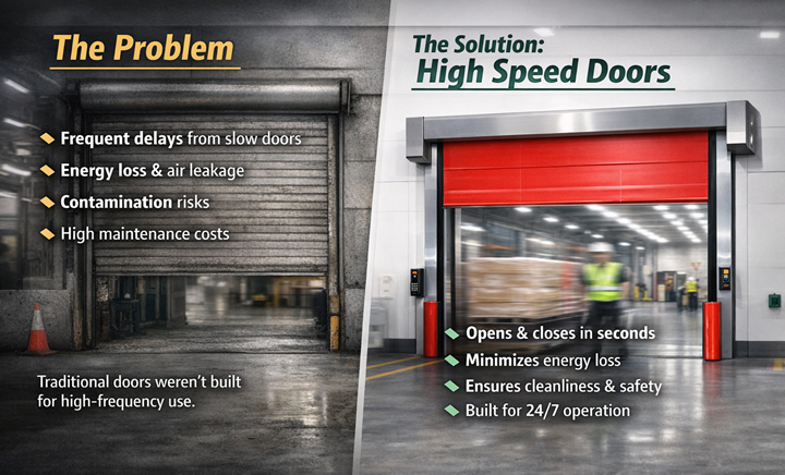 Industrial high speed doors India