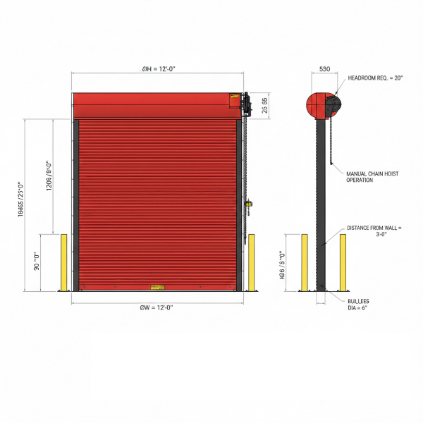 fire rated rolling shutter and door exporter