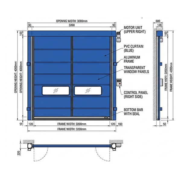 Self Repairable High Speed Doors