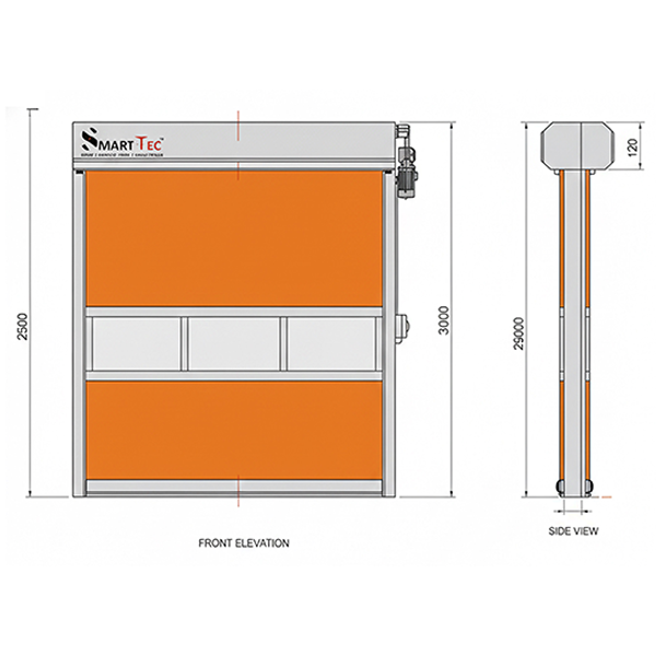 Self Repairing High Speed Doors