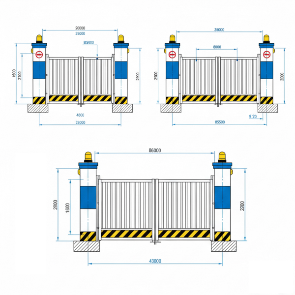 Self Repairable High Speed Doors